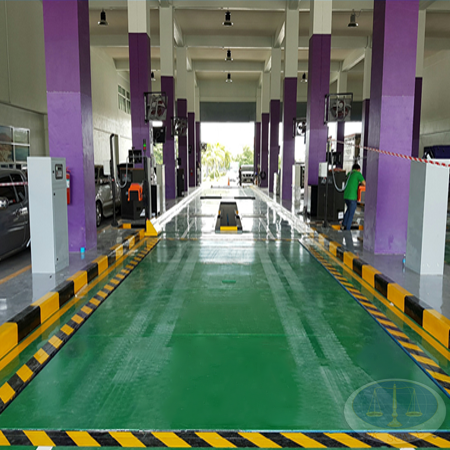 เครื่องชั่งรถบรรทุกแบบฝังบ่อ