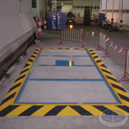 เครื่องชั่งรถบรรทุกแบบฝังบ่อ