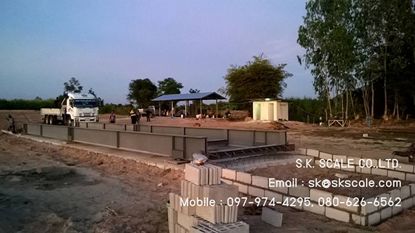 เครื่องชั่งรถบรรทุกแบบแท่นลอย ขนาด 3 x 18 เมตร