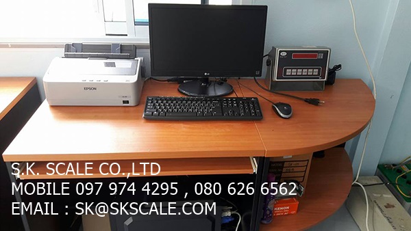 เครื่องชั่งรถบรรทุกแบบแท่นลอย ขนาด 3 x 8 เมตร