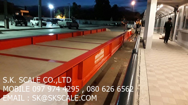 เครื่องชั่งรถบรรทุกแบบแท่นลอย ขนาด 3 x 18 เมตร