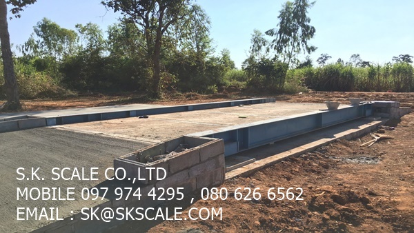 เครื่องชั่งรถบรรทุกแบบแท่นลอย ขนาด 3 x 8 เมตร