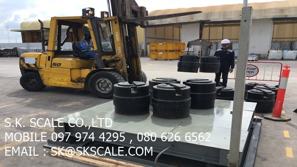เครื่องชั่งวางพื้น พิกัด 5 ตัน