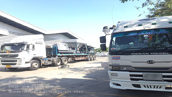 เครื่องบรรจุแป้ง 4 ถังชั่ง