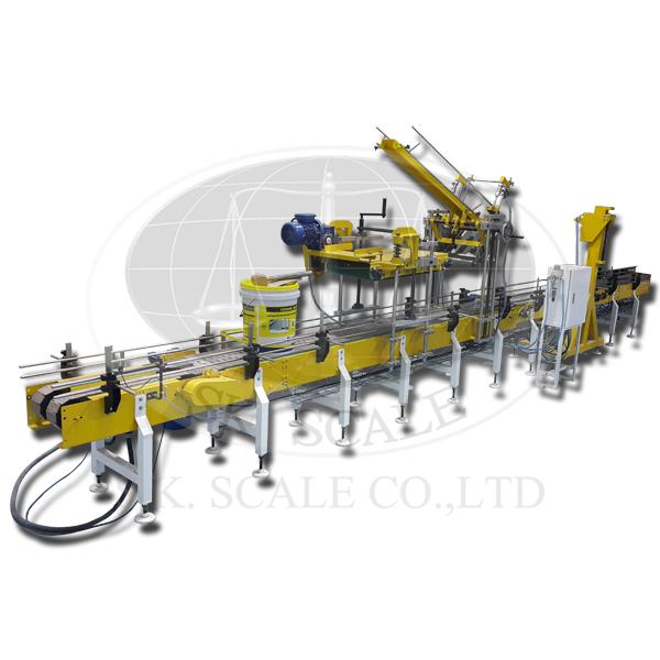 เครื่องบรรจุของเหลว Net Weight In Line 1 หัวชั่ง